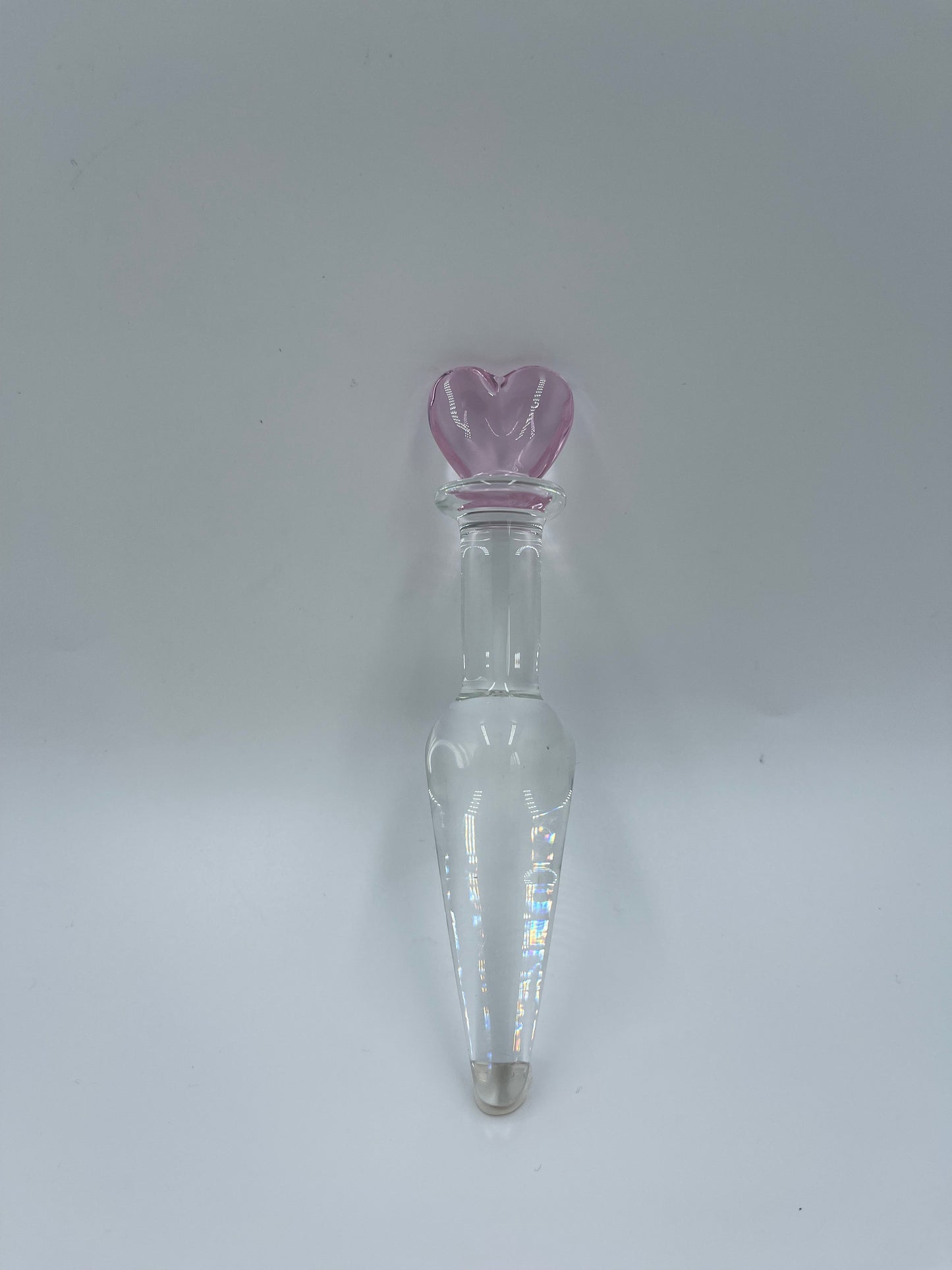 Kawaii Heart Shape Glass Anal Plug/ Teddy Bear Adult Toys Travel kits/ Cute Anal Toys