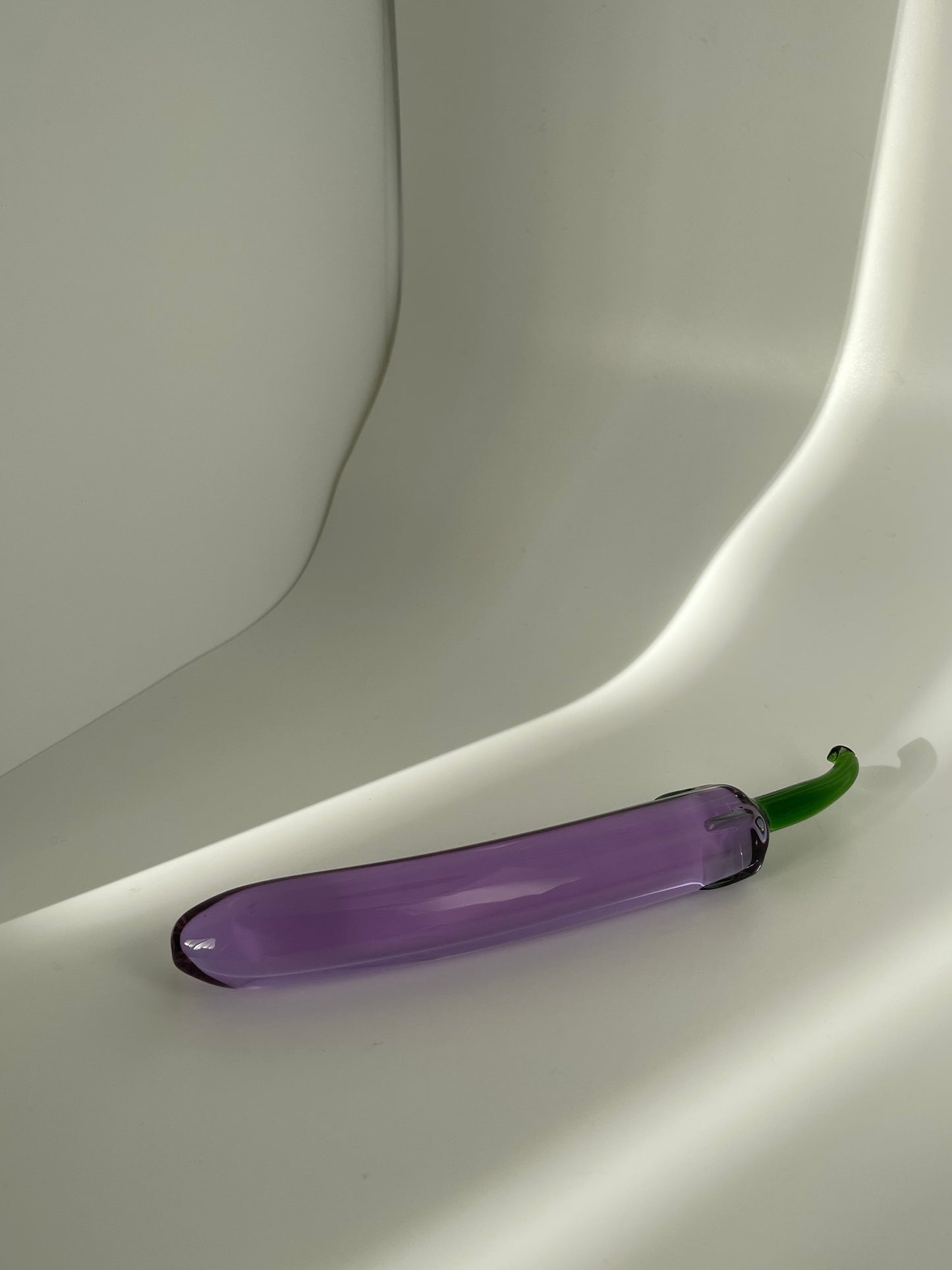 Kawaii Vegetable Crystal Glass Dildo / Veggie Anal Plug/ Fruit Dildo/ eggplant/ banana/ cucumber/radish